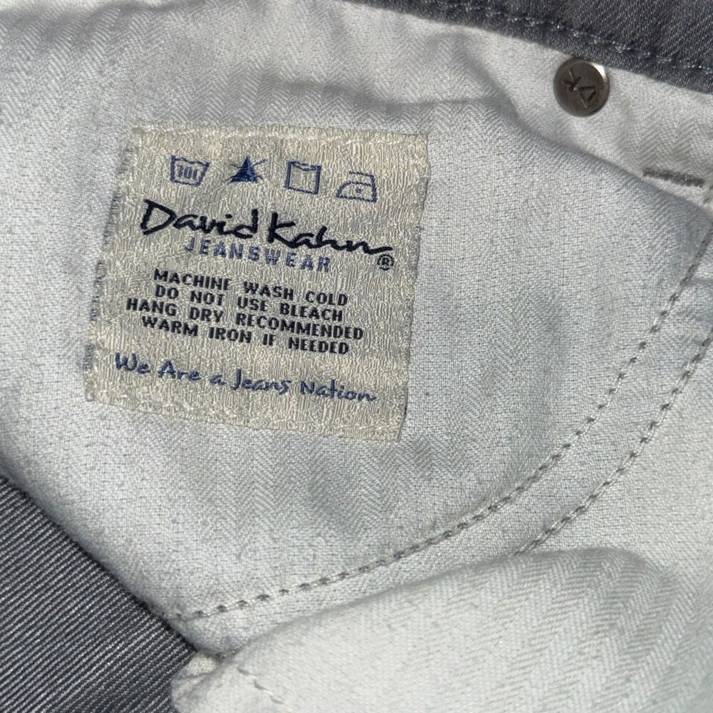 David Kahn Jeanswear Gray Straight Leg Jeans - Picture 5 of 7